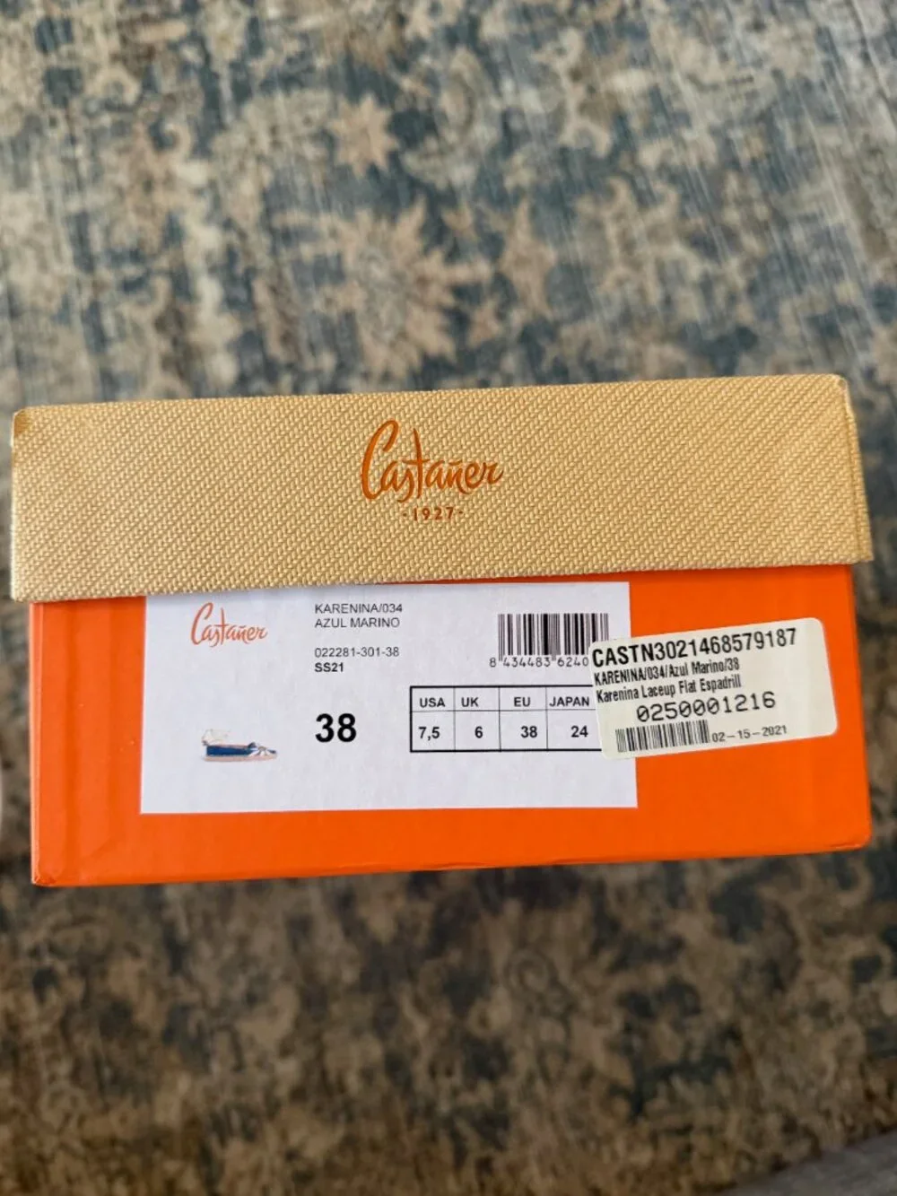 NWT Castaner Karenina Floral Platform Espadrilles - 38